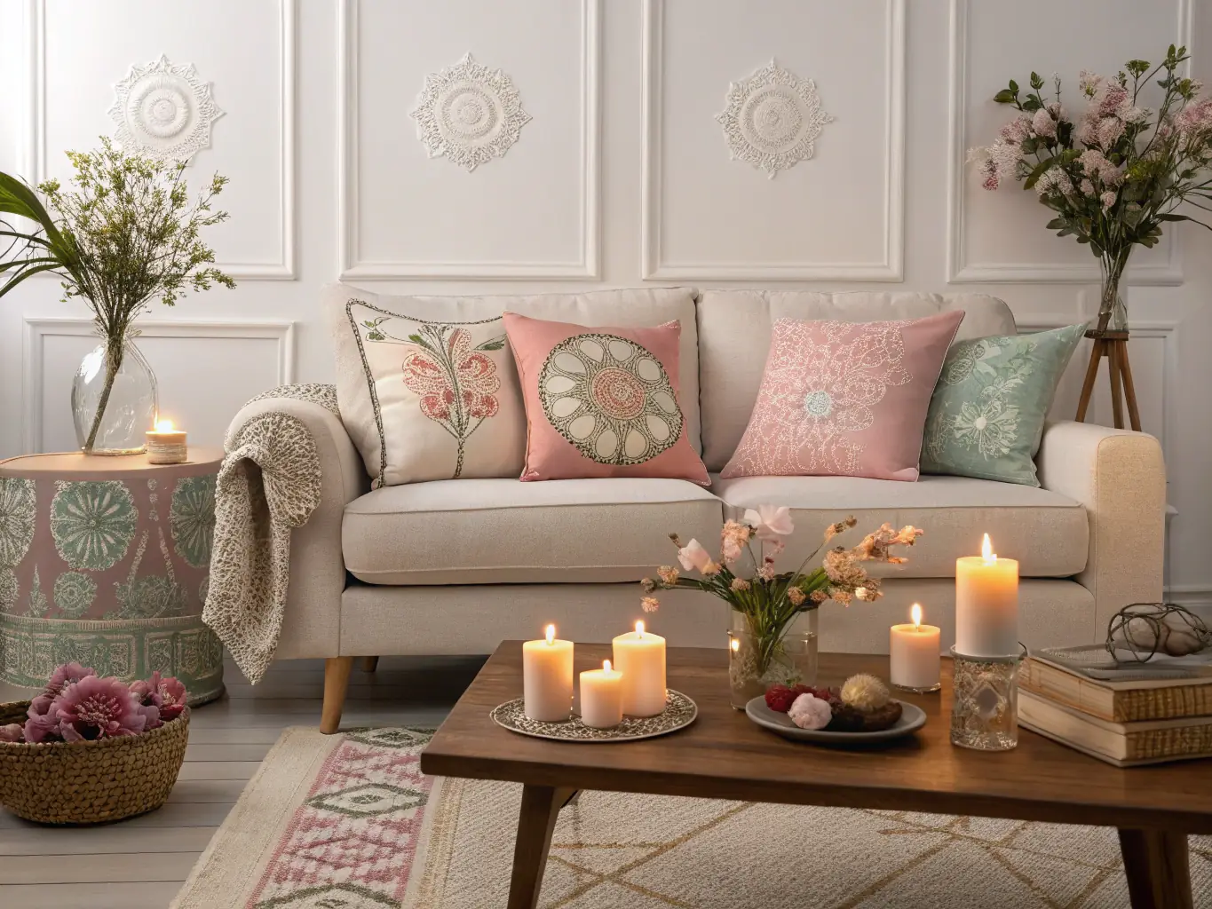 A cozy, modern apartment interior with contemporary furnishings, representing the comfort and style of Nova Stay Homes' rental properties.